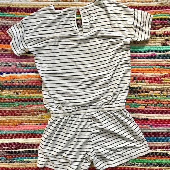 J. Crew Factory ~ Striped romper - Picture 5 of 8